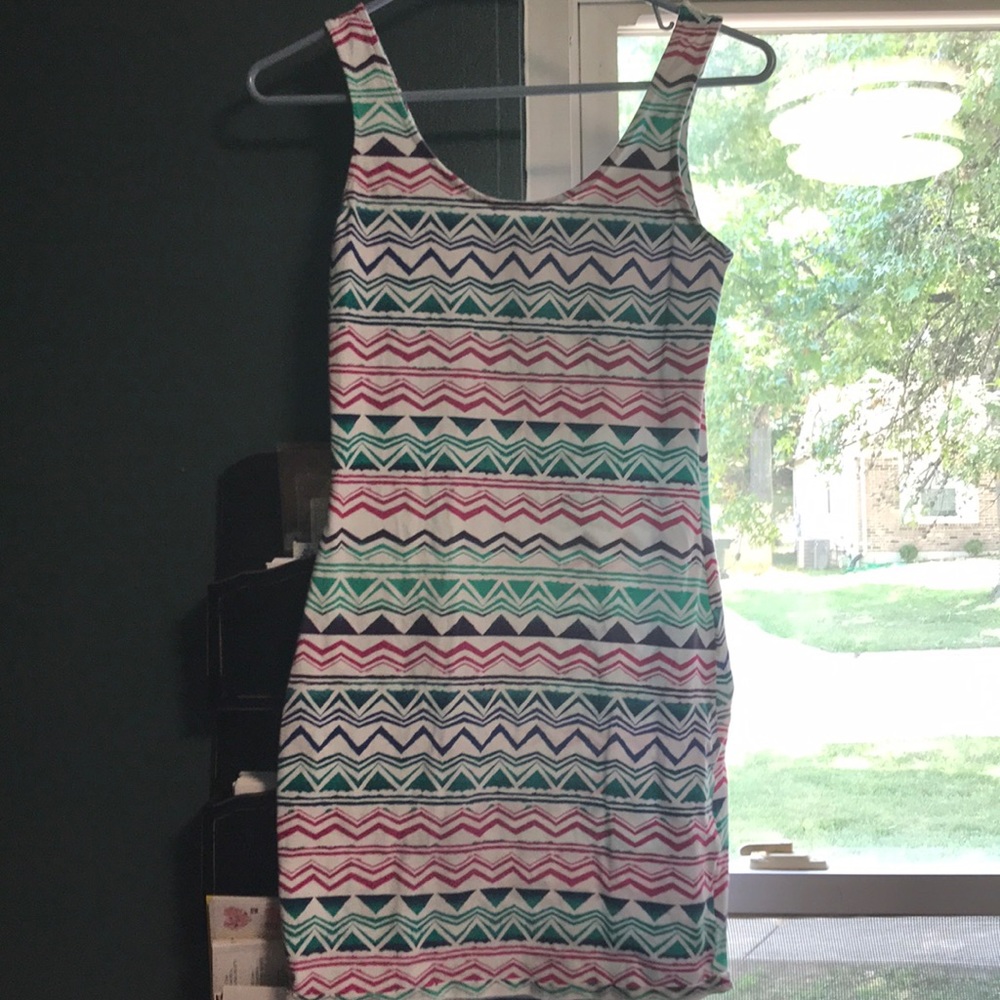 Mini Tribal Print Dress